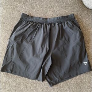(M) Black Gymshark Shorts